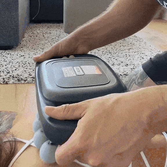 Caloo™ 16-Head Deep Tissue Massage Gun with Red-Light Therapy