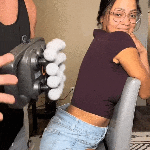 Caloo™ 16-Head Deep Tissue Massage Gun with Red-Light Therapy